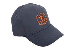 Vortex Optics Victory Formation Performance Hat has a bright orange Vortex logo.